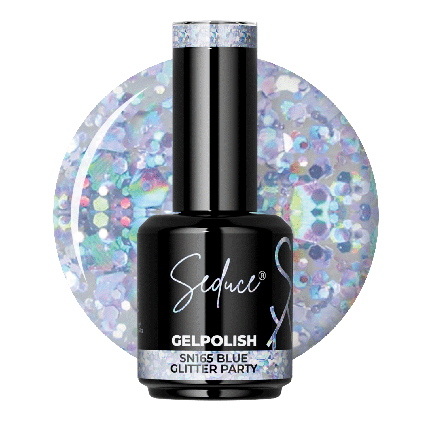 Seduce® Gelpolish | SN165 | Blue Glitter Party