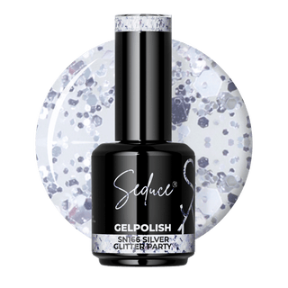Seduce® Gelpolish | SN166 | Silver Glitter Party