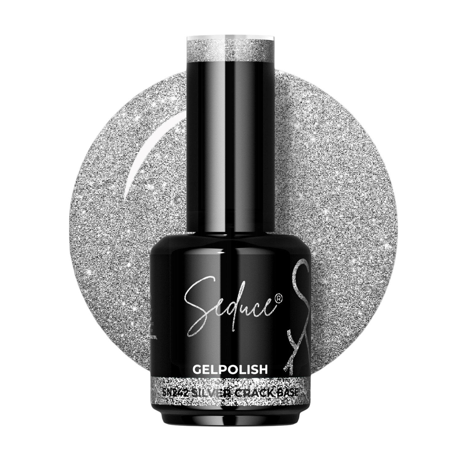 Seduce® Gelpolish | SN242 | Crack Base | Silver