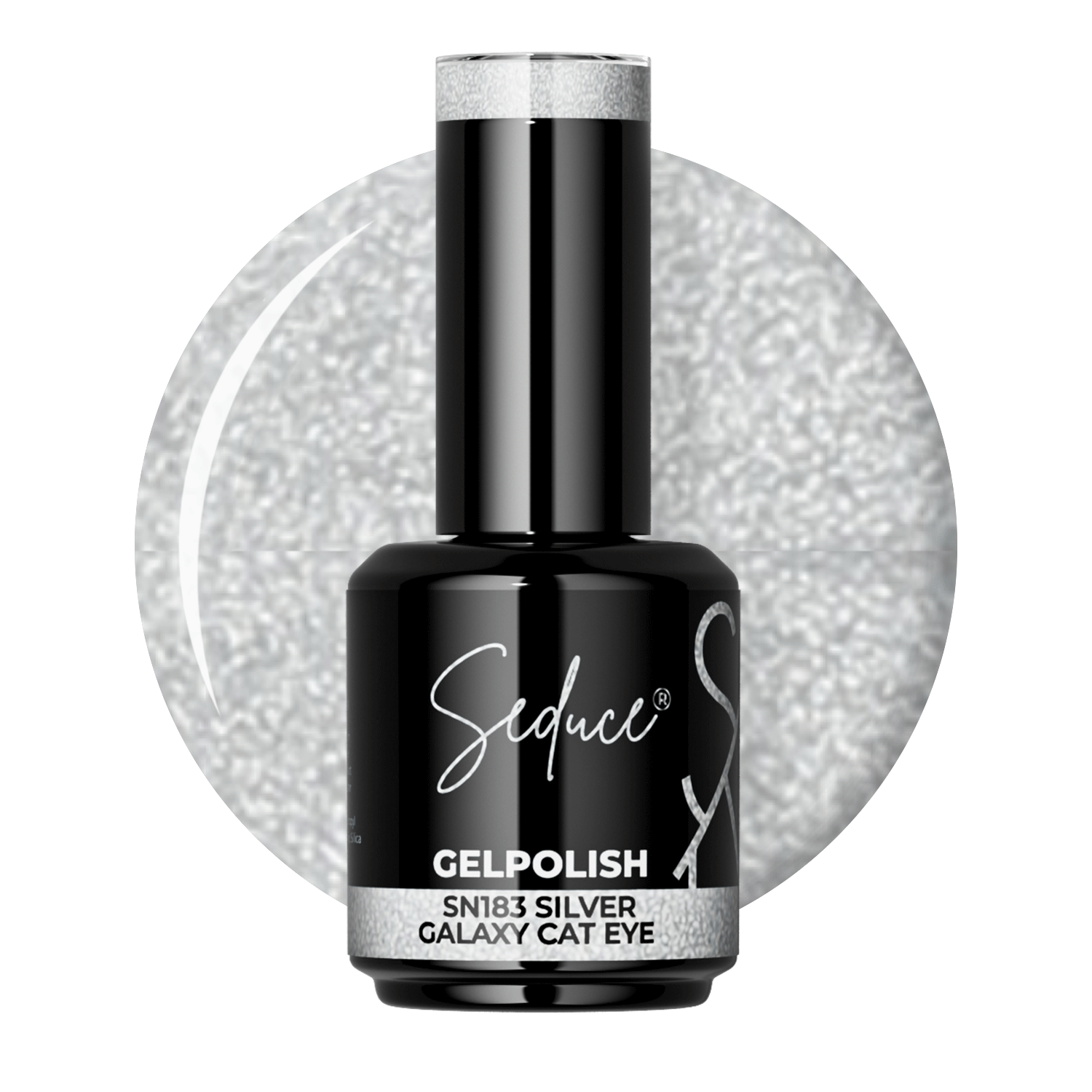 Seduce® Gelpolish SN183 | 8D Silver Galaxy | Cat Eye