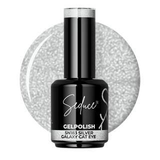 Seduce® Gelpolish SN183 | 8D Silver Galaxy | Cat Eye