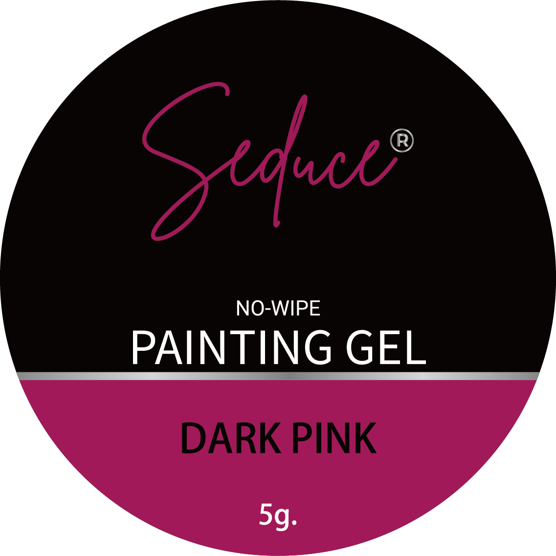Seduce® Painting gel | DARK PINK | No-wipe