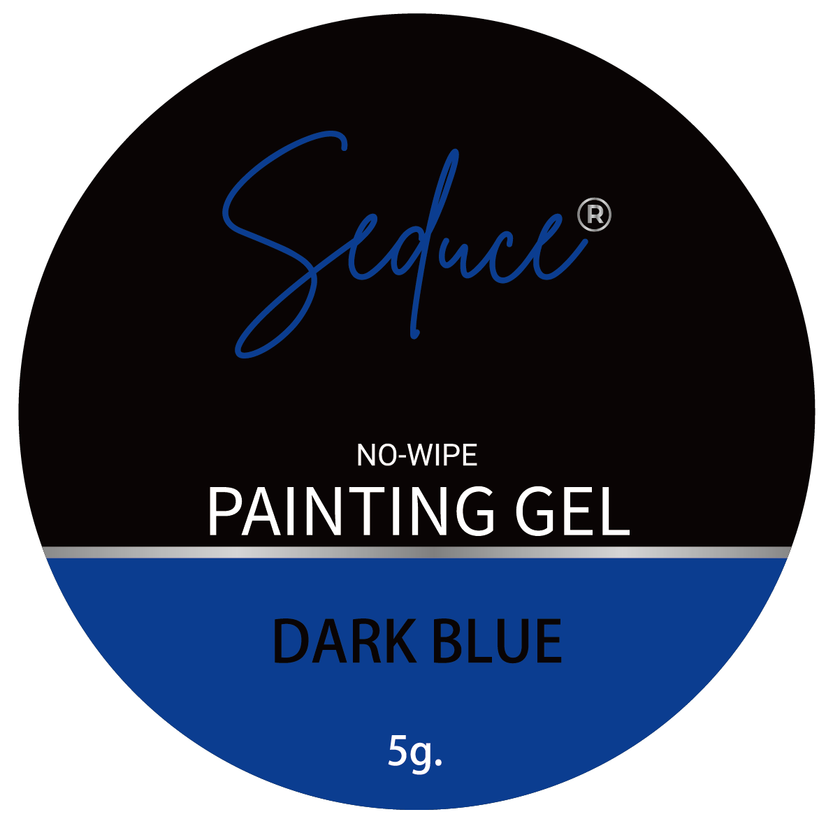 Seduce® Painting gel | DARK BLUE | No-wipe