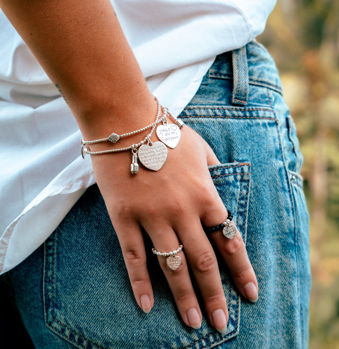 Seduce® Armband | slot-sluiting | Be a Nail Technician | 925 Sterling Zilver