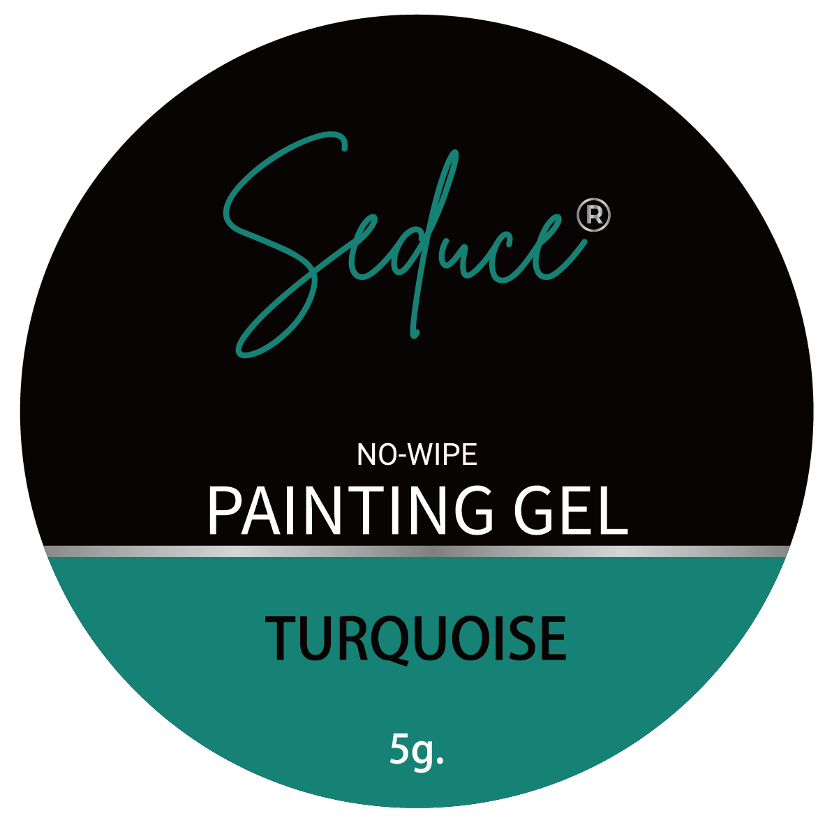 Seduce® Painting gel | TURQUOISE | No-wipe