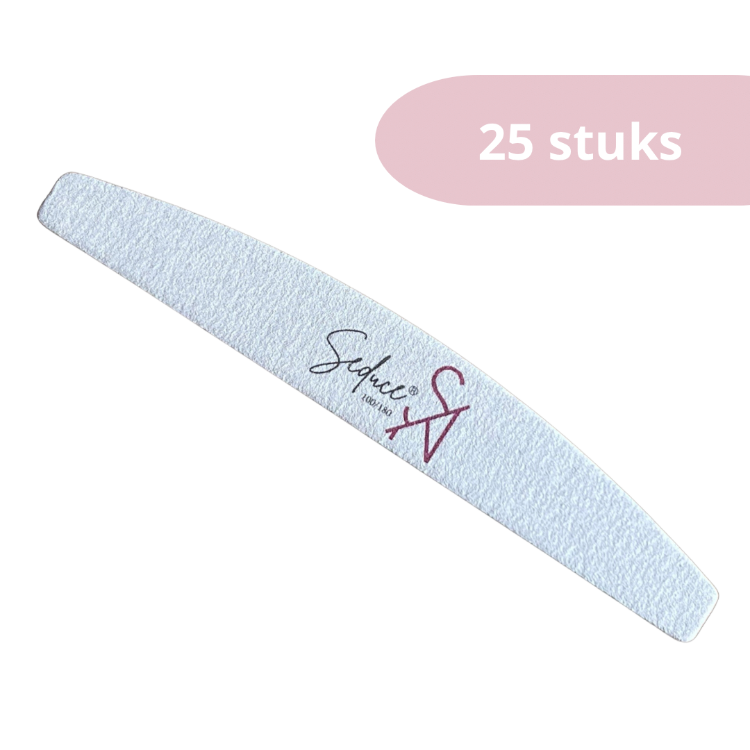 Seduce® Nagelvijl | 100/180 | Halfmoon | 25st