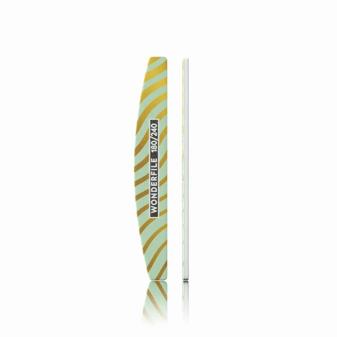 Wonderfile® | Halfmoon Vijl op Plastic Base | Dubbelzijdig | Schuimbasis