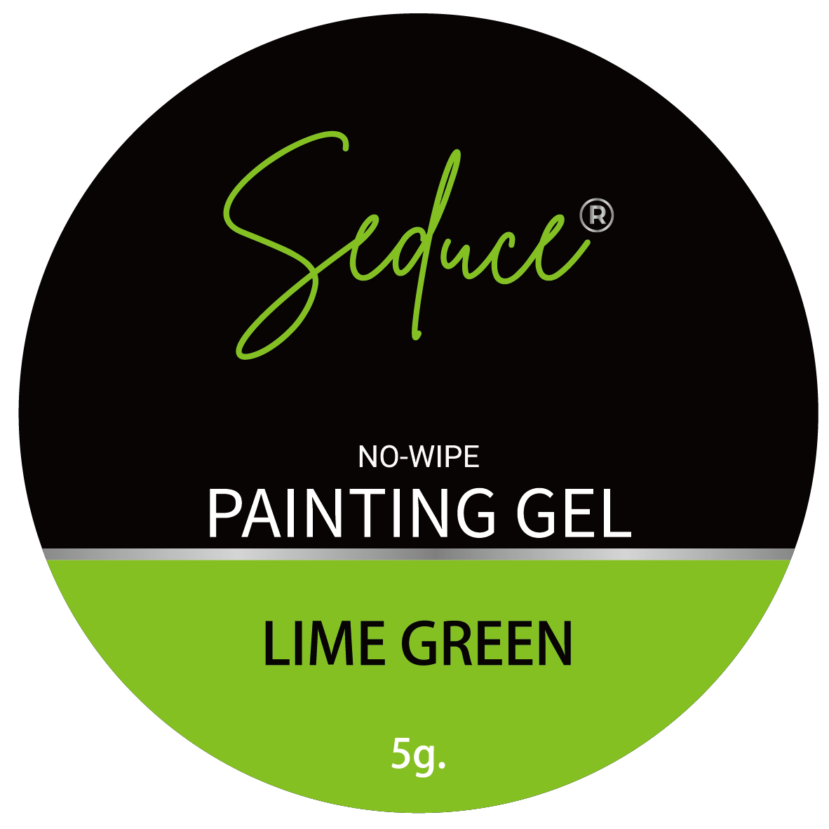 Seduce® Painting gel | LIME GREEN | No-wipe