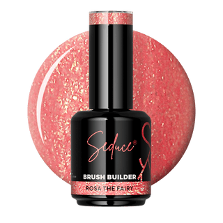 Seduce® Brush builder BIAB Rosa the fairy met glitters