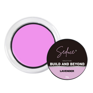 Seduce® Build and Beyond hard-gel lavender in de kleur paars