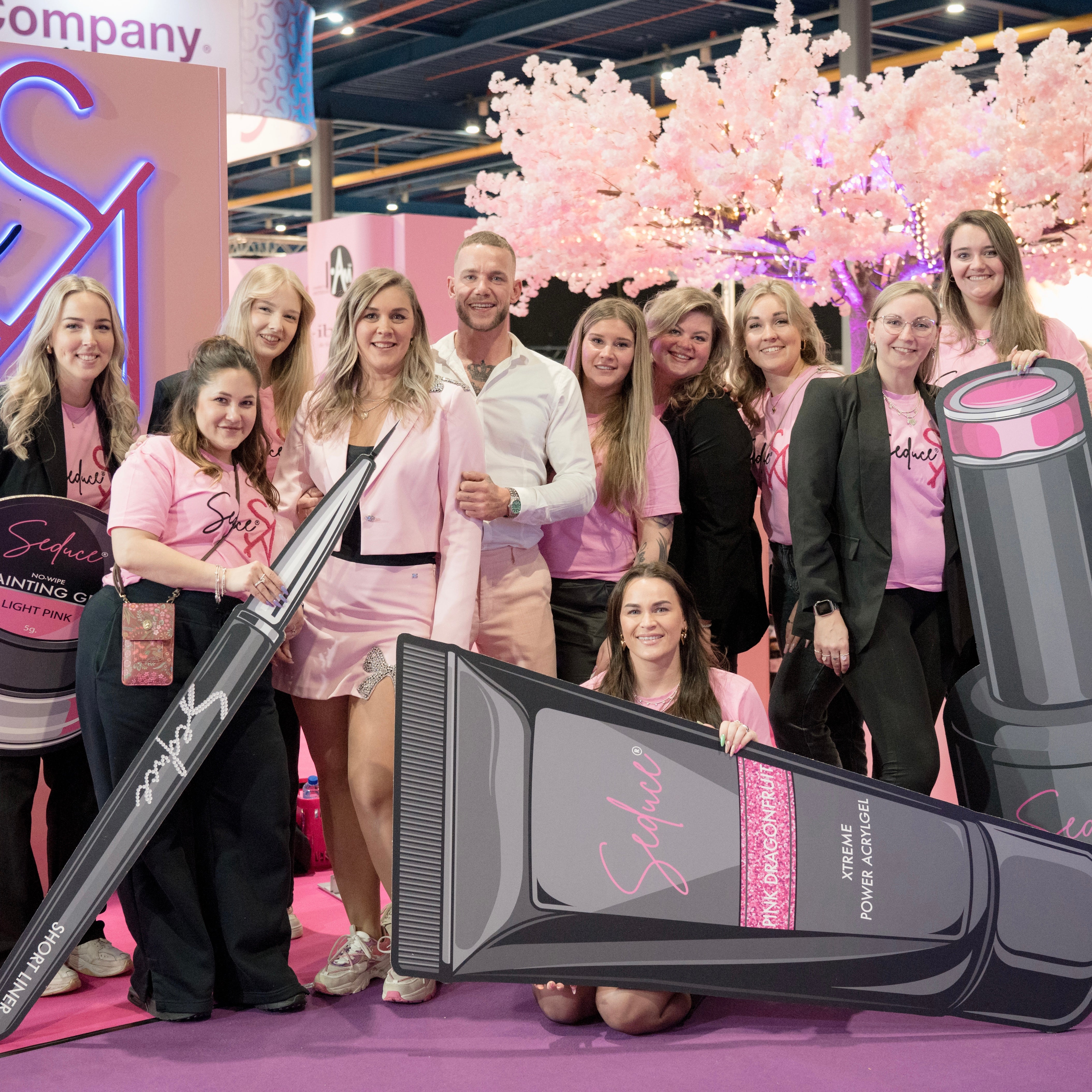 Seduce® op de beautybeurs in Utrecht met het hele team