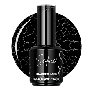 Seduce® Cracker Lack zwarte crack polish. Droogt aan de lucht.
