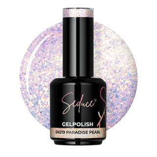 Seduce® gelpolish sn219 Paradiso pearl roze met glitters