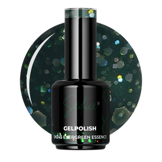 Seduce® groene gelpolish met veel glitters SN245
