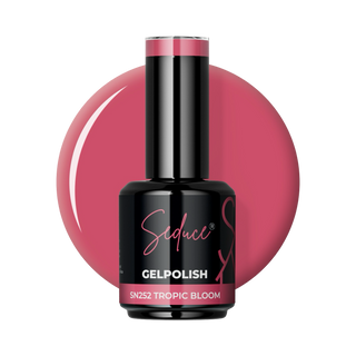Seduce® Gelpolish SN252 tropic bloom is een prachtige donker roze kleur