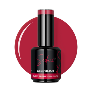 Seduce® Gelpolish sn253 Spring wishper in een prachtige rood roze kleur