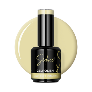 Seduce® Gelpolish sn254 Soft sunshine is een prachtige gele kleur zonder glitter