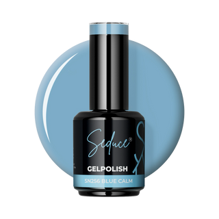 Seduce® Gelpolish sn256 blue calm is een prachtige blauwe klejr