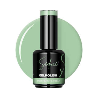 Seduce® Gelpolish sn257 minty French is een prachtige mint groene kleur