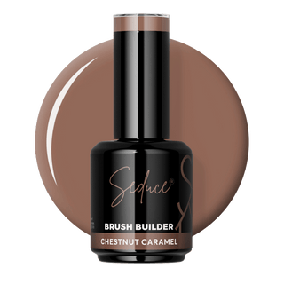 Seduce® Brush builder chestnut caramel in de kleur bruin