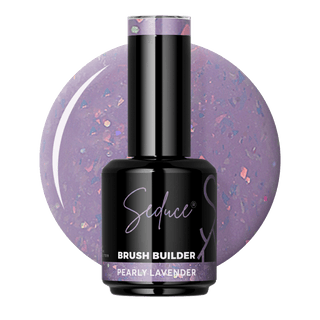 Seduce® Brush builder BIAB lila kleur met flakes/glitters