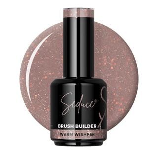 Seduce® brush builder biab nude kleur met flash glitters erin verwerkt