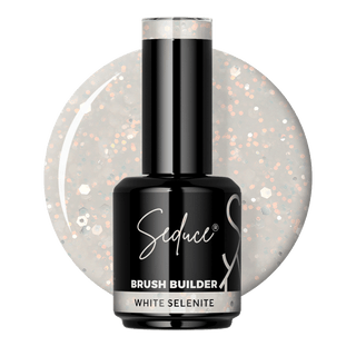 Seduce® witte biab kleur met glitters erin verwerkt