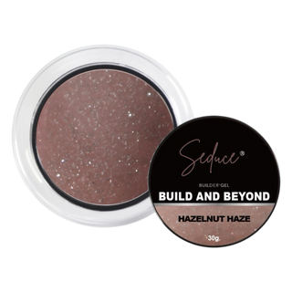 Seduce® bruine hardgel met een flashglitter voor verlenging en versteviging van de nagels