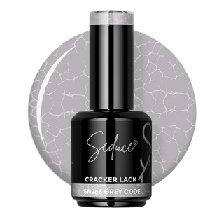 Seduce® Nail crack polish lack in de kleur grijs SN263 Grey code