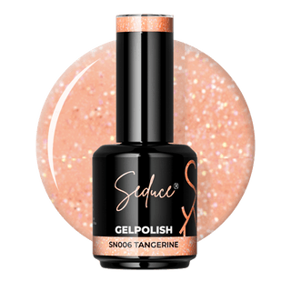 Seduce® oranje glitter gelpolish