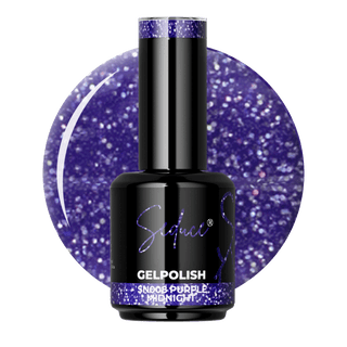 Seduce® donker paarse glitter gelpolish