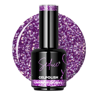 Seduce® paarse glitter gelpolish