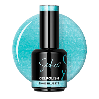 Seduce® blauwe gelpolish met een metallic shimmer