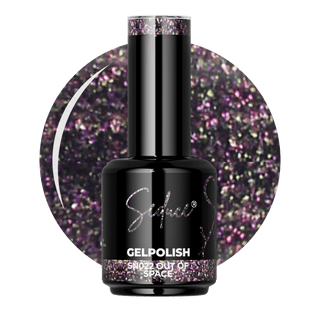 Seduce® bruine paarse kleur met glitters