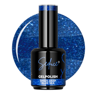 Seduce® donkerblauwe kleur met fijne glitters