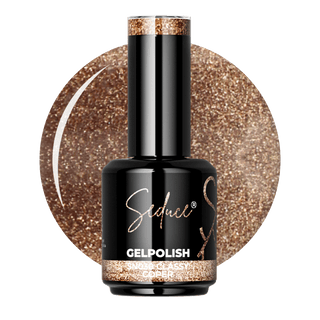 Seduce® bruine gelpolish kleur met een shimmer