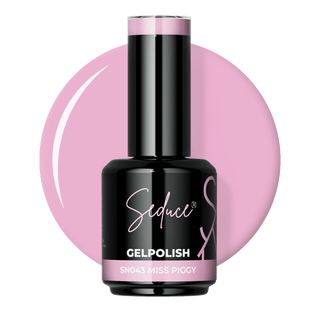 Seduce® lichtroze gelpolish met een paarse ondertoon