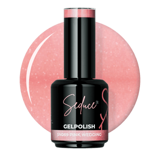 Seduce® rozige nude gelpolish met een shimmer erin verwerkt