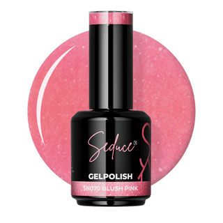 Seduce® roze gelpolish met glitter
