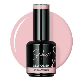 Seduce® nude gelpolish met een roze ondertoon