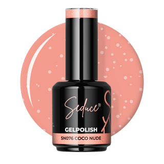 Seduce® nude gelpolish met glitters