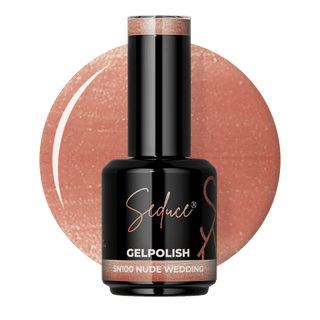 Seduce® gelpolish nude kleur met een shimmer