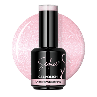 Seduce® gelpolish lichtroze transparante kleur met shimmer