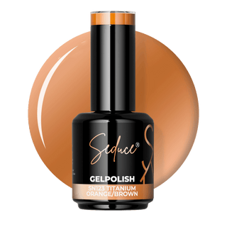 Seduce® gelpolish oranje/bruine glassgel
