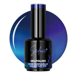 Seduce® gelpolish blauw paarse cat eye