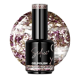 Seduce® gelpolish paarse glitterlak