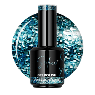 Seduce® gelpolish blauwe glitterlak
