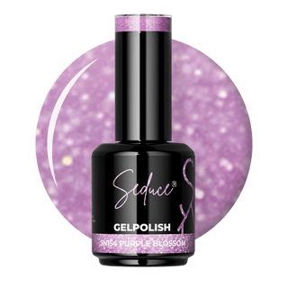 Seduce® gelpolish lichtpaarse kleur met kleine glitters