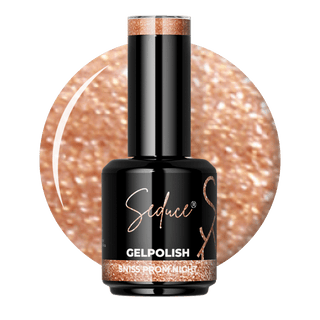 Seduce® gelpolish mokka/bruine metallic kleur met een glittertje