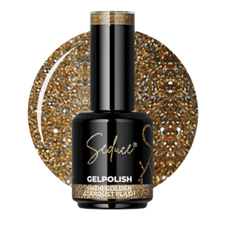 Seduce® gelpolish Sn120 Golden stardust flash gouden glitters
